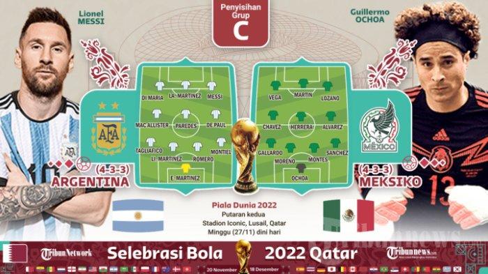 Hasil Pertandingan Argentina vs Mexico Piala Dunia 2022