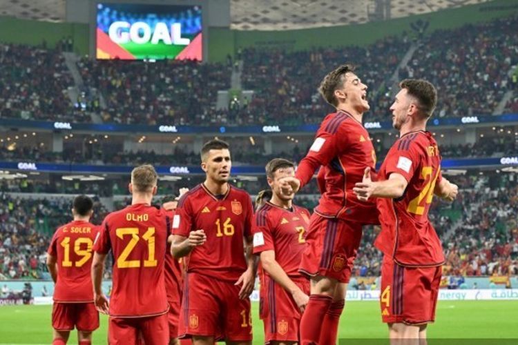 Piala2022.com - Timnas Spanyol pesta gol ke gawang Kosta Rika pada laga matchday pertama Grup E Piala Dunia 2022. MPO999